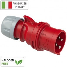 Βιομηχανικό Φις Αρσενικό Inverter 16A 4P 400V Κόκκινο IP44 EC69072P